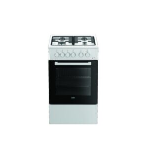 תנור משולב כיריים טורבו - לבן Beko CFE52010DW