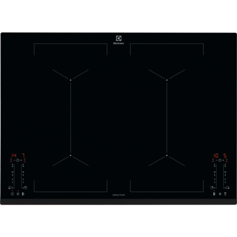 כיריים 70 ס"מ רוחב אידוקציה כולל 2BRIDGE שחור Electrolux
