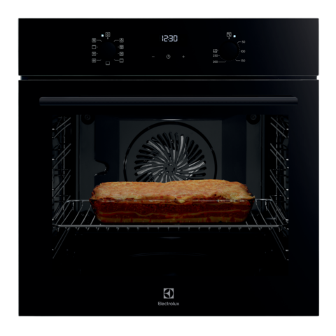 תנור בנוי שחור 72 ליטר דיגיטלי 8 תוכניות TR2 Electrolux